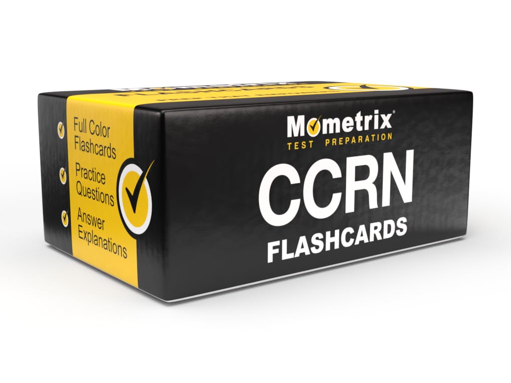 CCRN Study Cards 2025-2026: CCRN Adult Exam Review and Practice Test Questions [Color Coded]