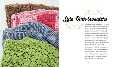 One-Piece Knits: Essential Designs in Multiple Sizes and Gauges for Sweaters Knit Top Down, Side Over, and Back to Front