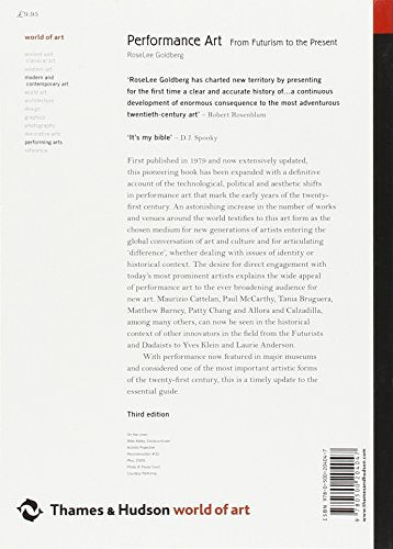 Performance Art: From Futurism to the Present (World of Art)