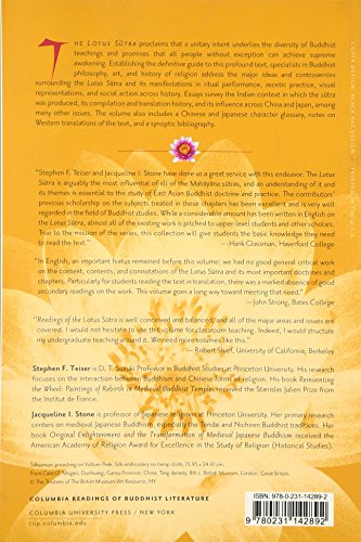 Readings of the Lotus Sutra (Columbia Readings of Buddhist Literature)