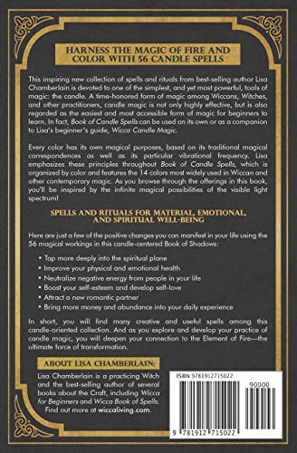 Wicca Book of Candle Spells: A Beginners Book of Shadows for Wiccans, Witches, and Other Practitioners of Candle Magic (Wicca Spell Books Series)