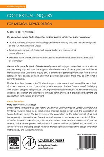 Contextual Inquiry for Medical Device Design