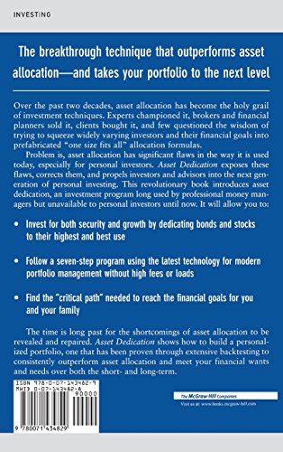 Asset Dedication: How to Grow Wealthy with the Next Generation of Asset Allocation
