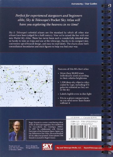 Sky & Telescope's Pocket Sky Atlas — back cover