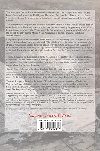 Voices from the Rocks: Nature, Culture, and History in the Matopos Hills of Zimbabwe