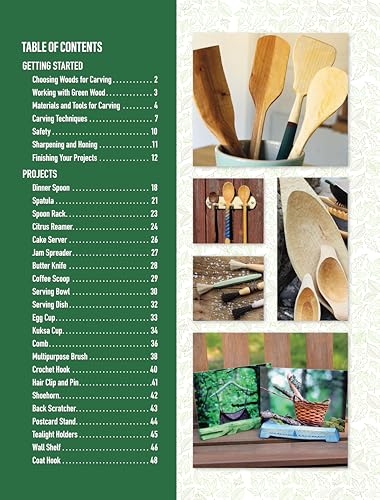 Beginner's Guide to Nordic-Style Carving: 22 Functional Projects Including Spoons, Bowls & Cups (Fox Chapel Publishing) Carve a Comb, Kuksa Cup, Wall Shelf, and More, Plus How to Work with Green Wood
