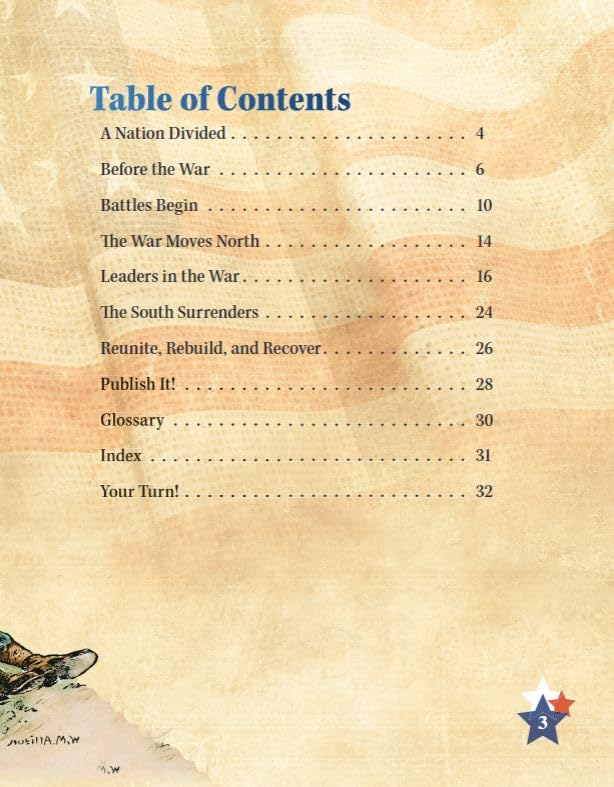 The Civil War: Brother Against Brother (Historical Social Studies 4th/5th grade Reader) (Social Studies: Informational Text)