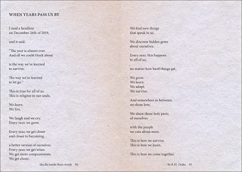 She Fits Inside These Words (Volume 4) (What She Felt)