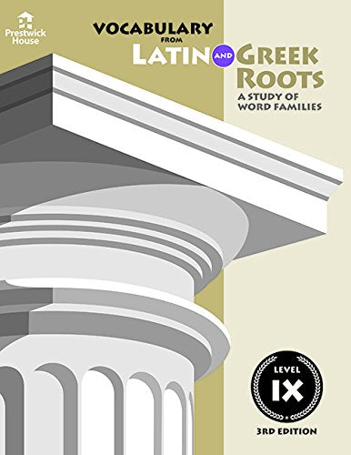 Vocabulary from Latin and Greek Level IX