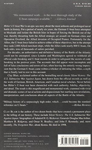 Hitler's U-Boat War: The Hunters, 1939-1942 (Modern Library War)