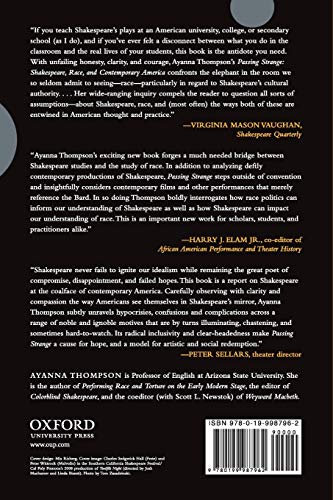 Passing Strange: Shakespeare, Race, and Contemporary America