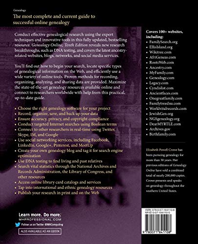 Genealogy Online, Tenth Edition
