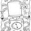 Funny Faces Coloring Sticker Book - Robots Includes 2 Pages with Over 50 Stickers 16 Pages