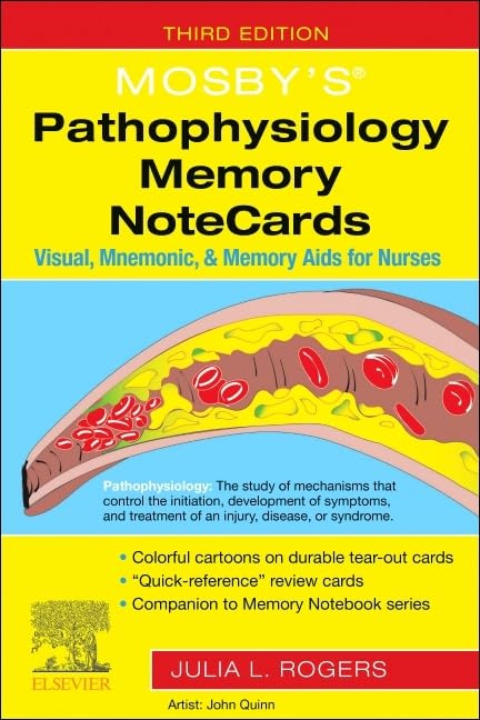 Mosby's Pathophysiology Memory NoteCards