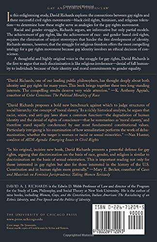 Identity and the Case for Gay Rights: Race, Gender, Religion as Analogies