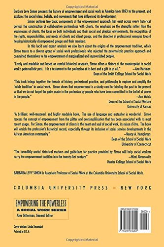 The Empowerment Tradition in American Social Work: A History