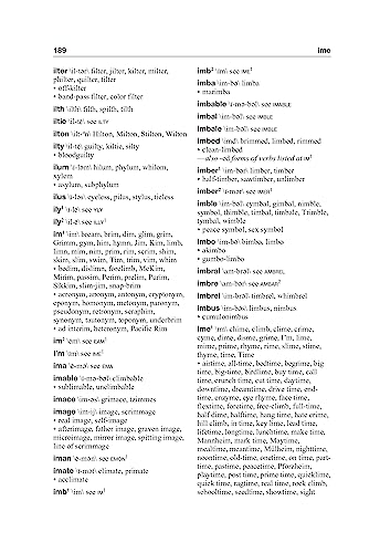 Merriam-Webster's Rhyming Dictionary, Second Edition, Trade Paperback