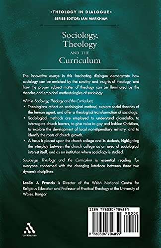 Sociology, Theology, and the Curriculum (Theology in Dialogue)