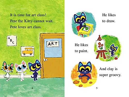 Pete the Kitty's Outdoor Art Project (My First I Can Read)