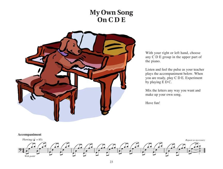 Piano Lessons - Book 1: Piano Learning Book for Kids