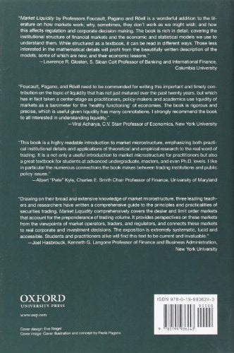 Market Liquidity: Theory, Evidence, and Policy