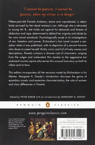 Pamela: Or, Virtue Rewarded (Penguin Classics)