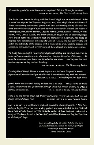 The Odes of Horace