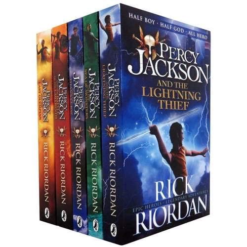 Percy Jackson The Ultimate Collection 5 Books Set Epic Heroes Legendary Adventures by Rick Riordan