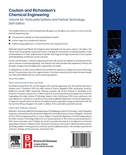 Coulson and Richardsons Chemical Engineering: Volume 2A: Particulate Systems and Particle Technology