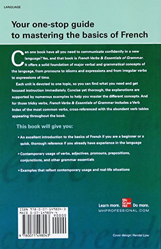 French Verbs & Essentials of Grammar, 2E (Verbs and Essentia