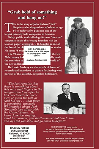 J. R. Simplot: A billion the hard way