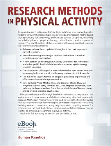 Research Methods in Physical Activity