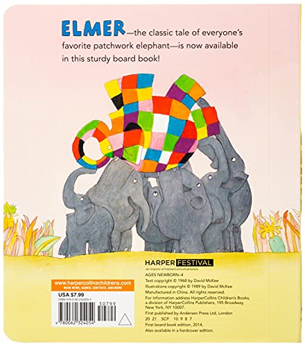 Elmer Board Book