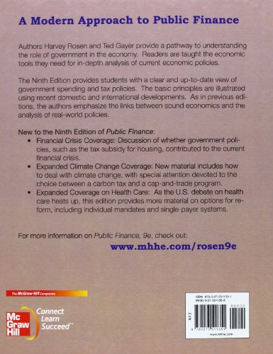 Public Finance, 9th Edition