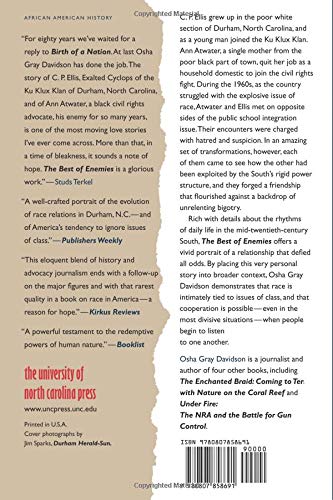 The Best of Enemies: Race and Redemption in the New South