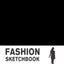 Fashion Sketchbook with Figure Template: Easily Sketch your Fashion Design with Large Figure Template