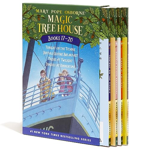 Magic Tree House Books 17-20 Boxed Set: The Mystery of the Enchanted Dog