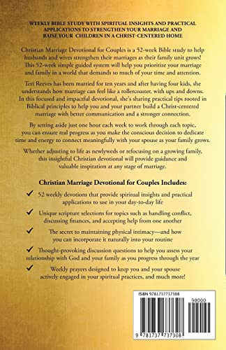 Christian Marriage Devotional for Couples: A 52-Week Bible Study for Better Communication and a Stronger Connection with Your Spouse and Growing Family