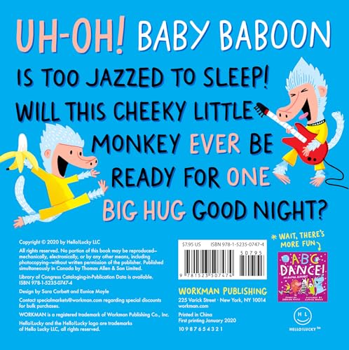 Good Night, Baboon!: A Bedtime Counting Book (Hello!Lucky)