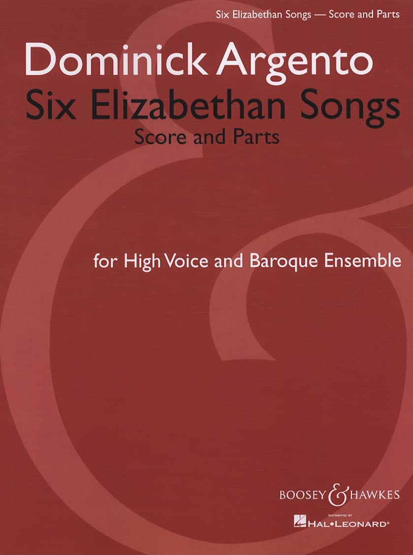 Six Elizabethan Songs: Version for High Voice and Baroque Ensemble