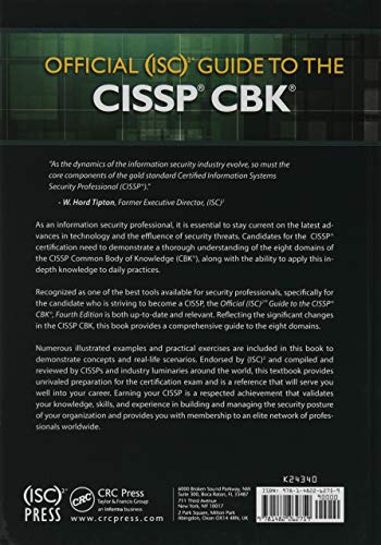 Official (ISC)2 Guide to the CISSP CBK ((ISC)2 Press)