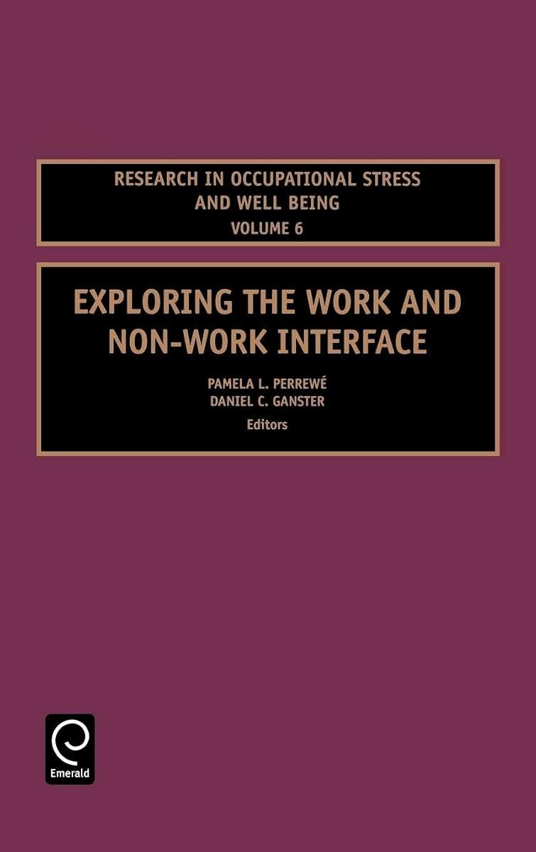 Exploring the Work and Non-Work Interface (Research in Occupational Stress and Well Being, 6)