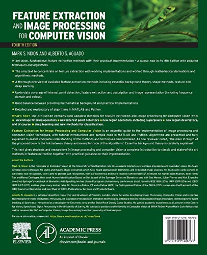 Feature Extraction and Image Processing for Computer Vision