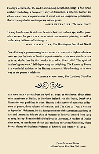 The Redress of Poetry