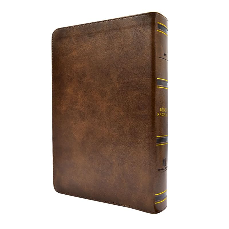 Biblia Sagrada Acf Couro Soft Marrom Letra Grande Leitura Perfeita (Em Portugues do Brasil)