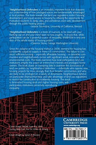 Neighborhood Defenders: Participatory Politics and America's Housing Crisis