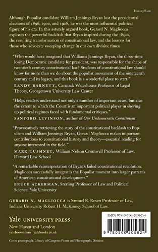 The Tragedy of William Jennings Bryan: Constitutional Law and the Politics of Backlash