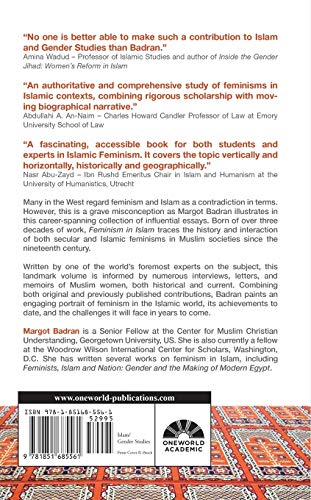 Feminism in Islam: Secular and Religious Convergences — back cover