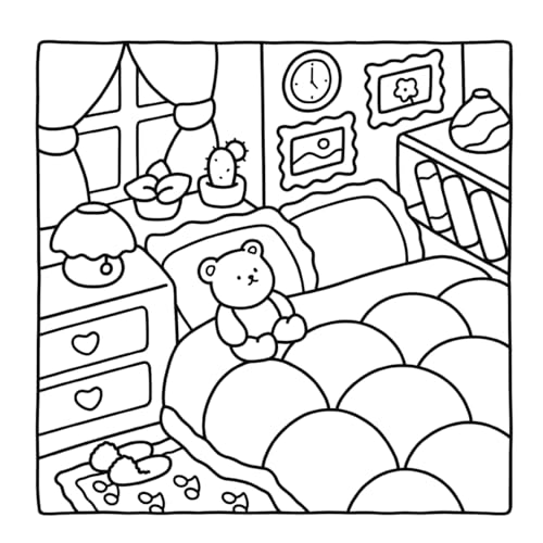 Self-Love: Girl Therapy Coloring Book: A Cozy Coloring Book full of Girl Power and Self-Care