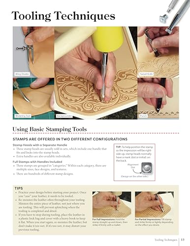 Projects in Leather: Techniques, Patterns, and Step-by-Step Instructions for Making Over 20 Projects with Endless Variations (Fox Chapel Publishing) Braiding, Stitching, Adding Rivets, and More